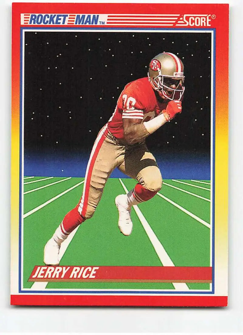 1990 Score #556 Jerry Rice NM-MT San Francisco 49ers Football Card - Football Card Single