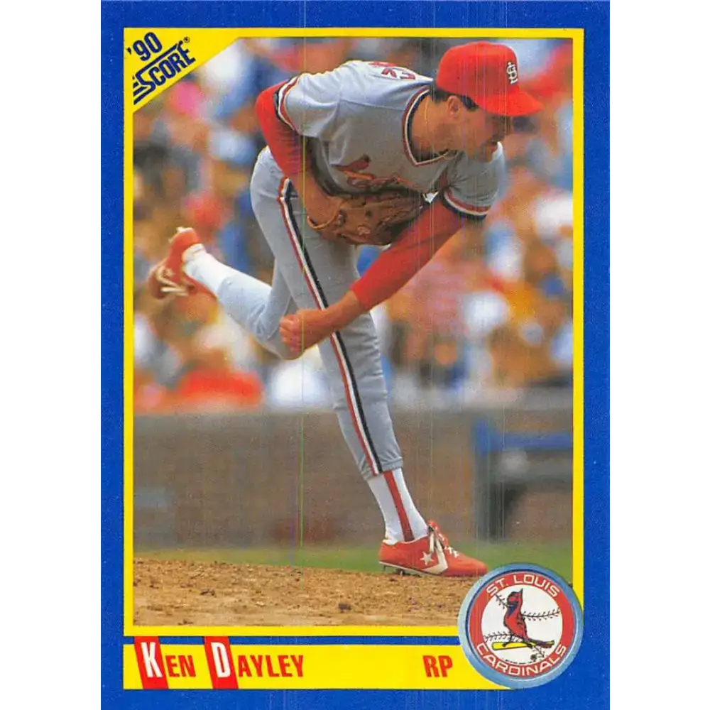 1990 Score #556 Ken Dayley NM-MT St. Louis Cardinals Baseball Card - Baseball Card Single