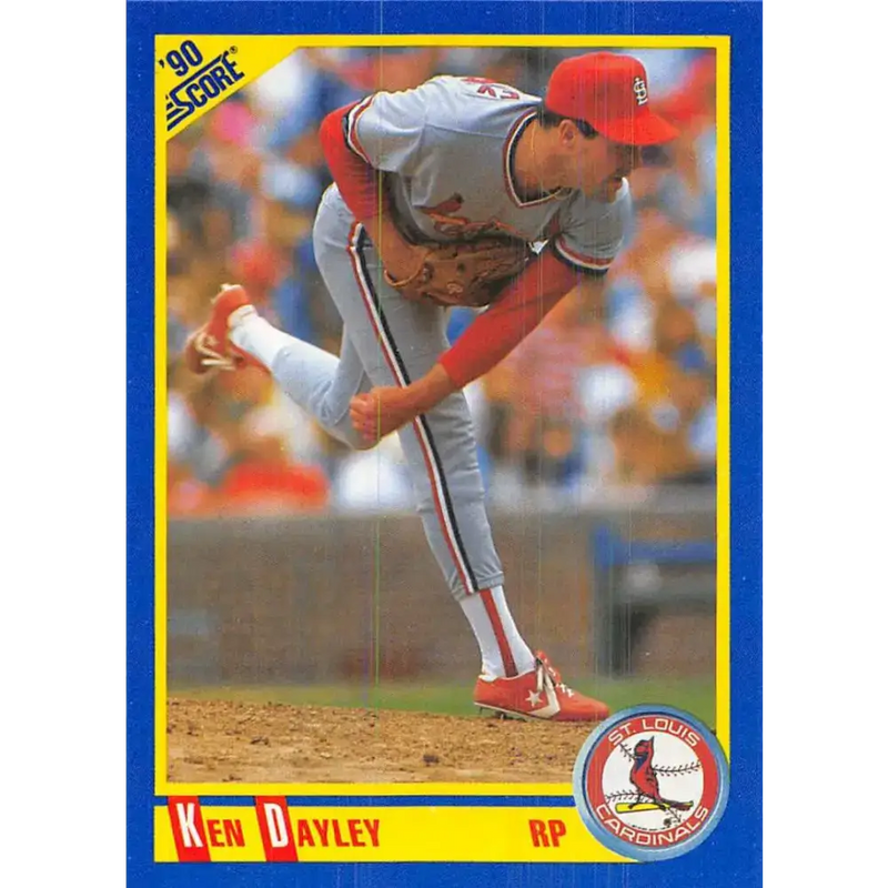 1990 Score #556 Ken Dayley NM-MT St. Louis Cardinals Baseball Card - Baseball Card Single