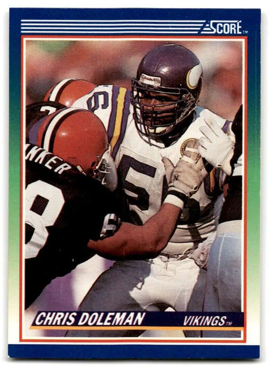 1990 Score #56 Chris Doleman NM-MT Minnesota Vikings Football Card