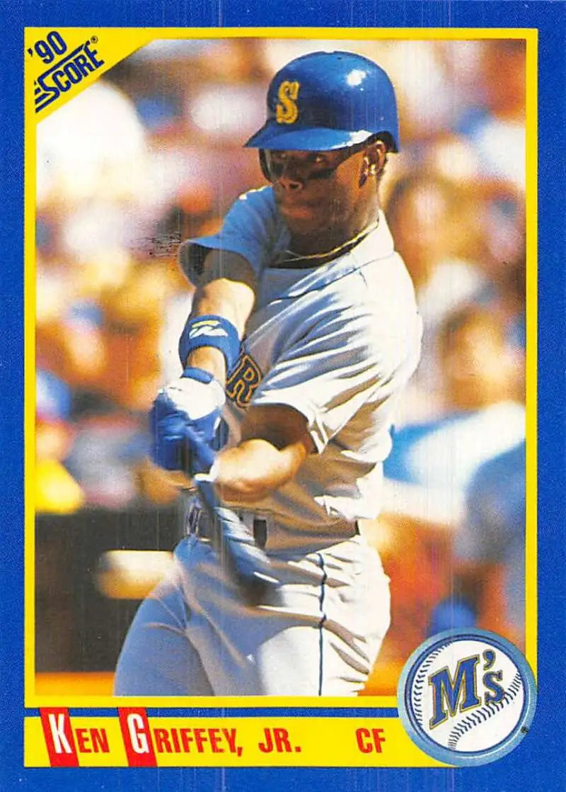 1990 Score #560 Ken Griffey Jr. EX Excellent Seattle Mariners Baseball Card - Baseball Card Single