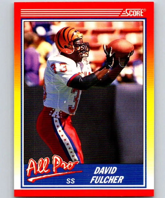 1990 Score #565 David Fulcher NM-MT Cincinnati Bengals Football Card - Football Card Single