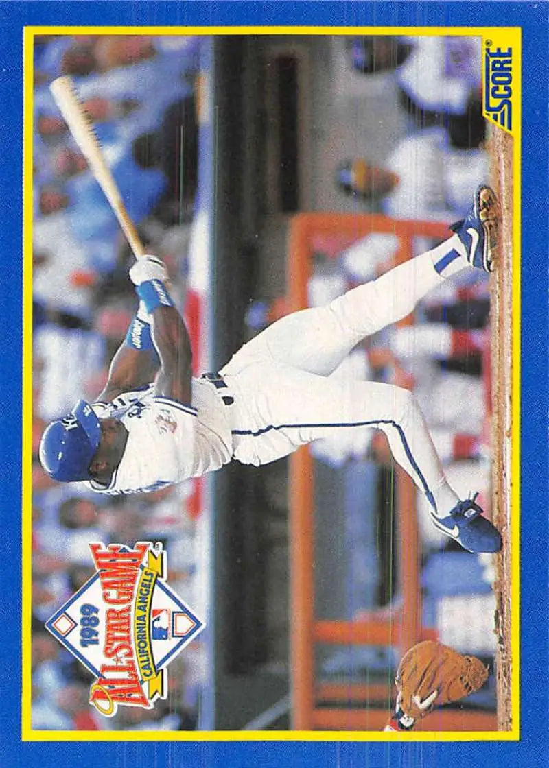 1990 Score #566 Bo Jackson EX Excellent Kansas City Royals Baseball Card - Baseball Card Single