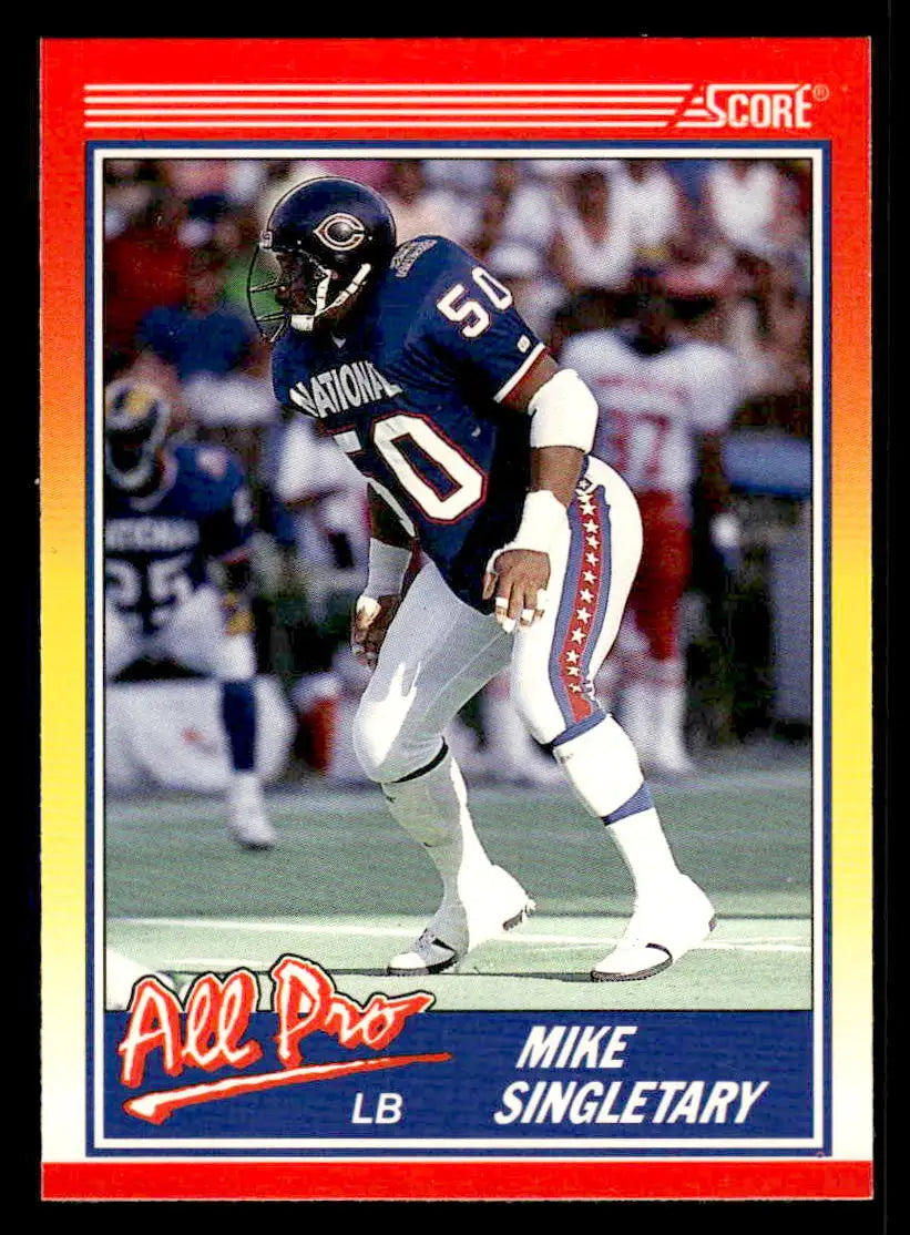 1990 Score #570 Mike Singletary - Football Card Single