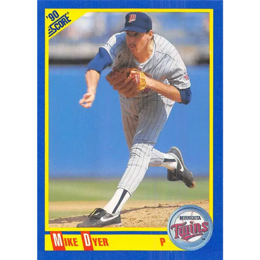 1990 Score #571 Mike Dyer NM-MT RC Rookie Minnesota Twins Baseball Card - Baseball Card Single