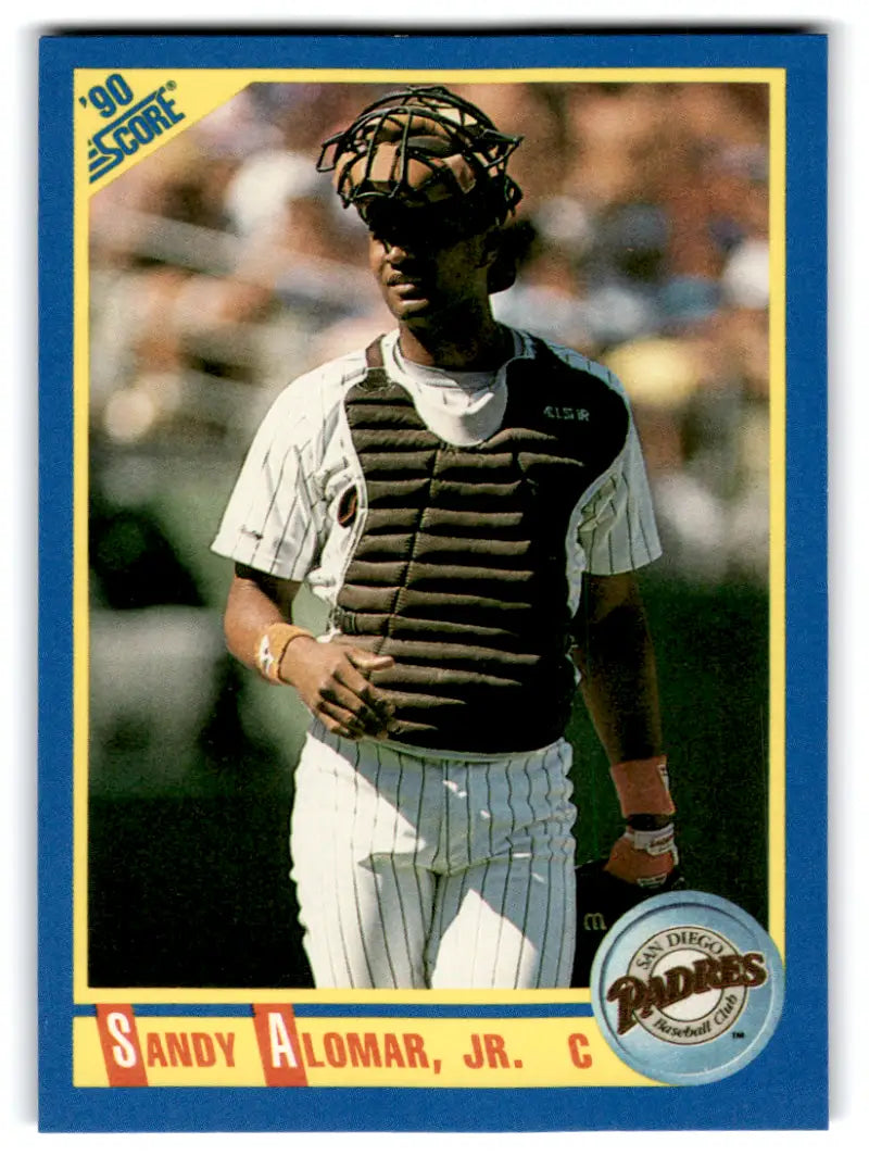 1990 Score #577 Sandy Alomar Jr. NM-MT Padres ID:70066 - Baseball Card Single