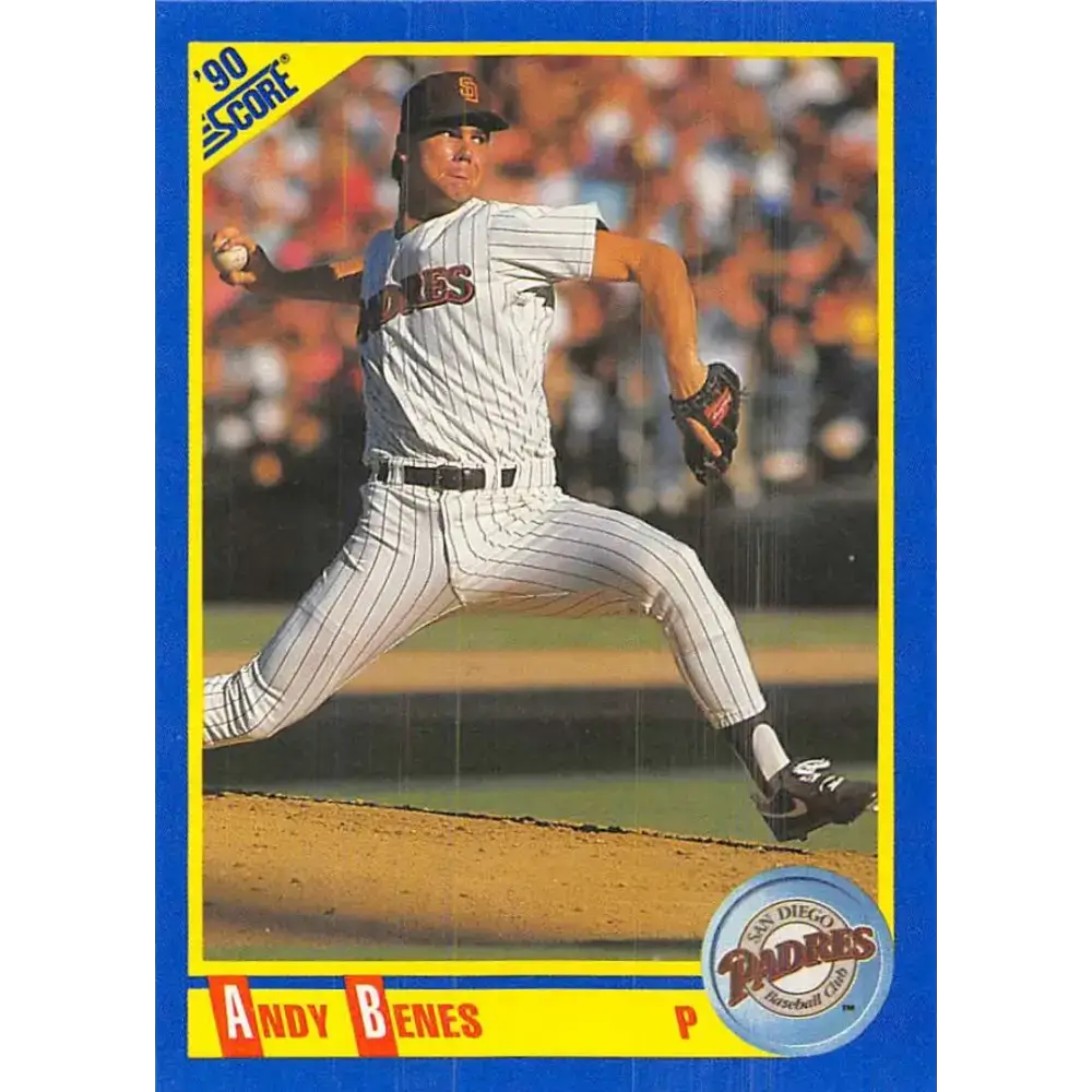 1990 Score #578 Andy Benes UER NM-MT San Diego Padres Baseball Card - Baseball Card Single