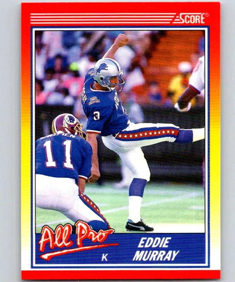1990 Score #579 Eddie Murray NM-MT Detroit Lions Football Card - Football Card Single