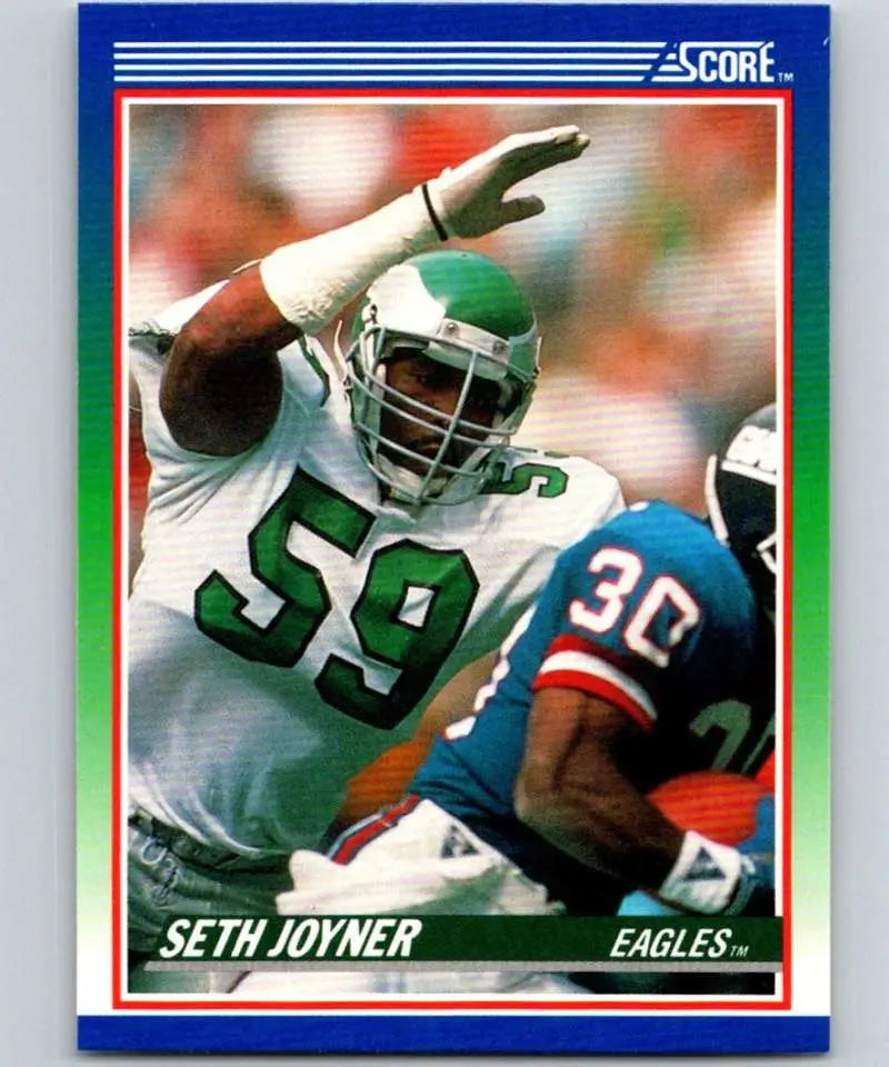 1990 Score #58 Seth Joyner NM-MT Philadelphia Eagles Football Card - Football Card Single