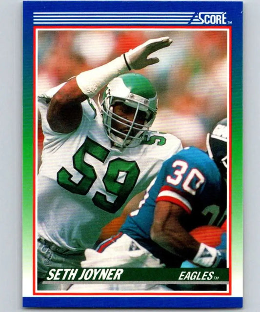 1990 Score #58 Seth Joyner NM-MT Philadelphia Eagles Football Card