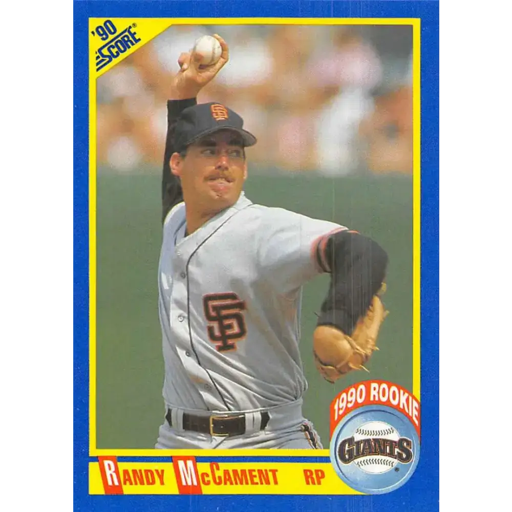 1990 Score #580 Randy McCament NM-MT RC Rookie San Francisco Giants Baseball Card - Baseball Card Single