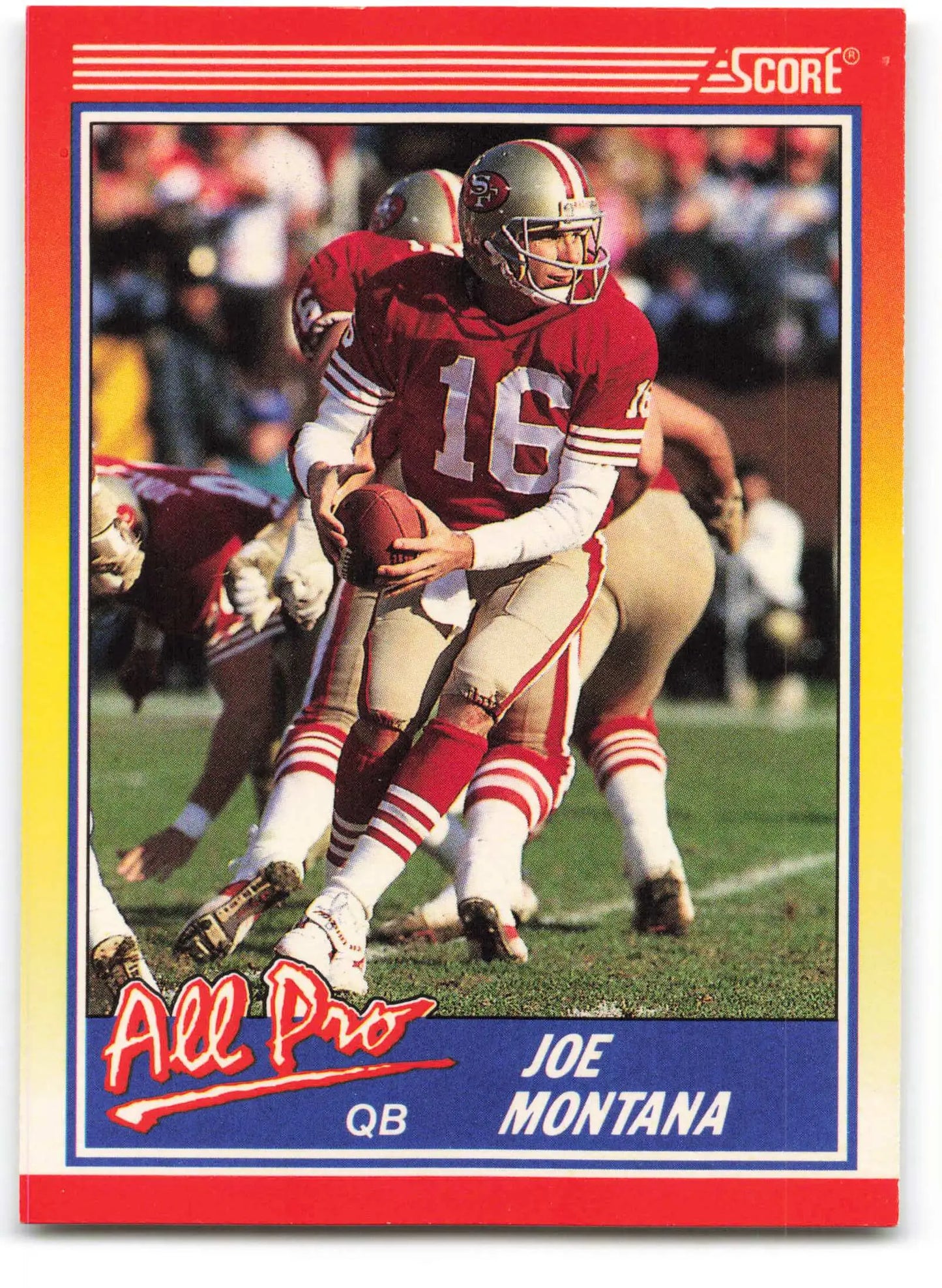 1990 Score #582 Joe Montana NM-MT San Francisco 49ers Football Card - Football Card Single