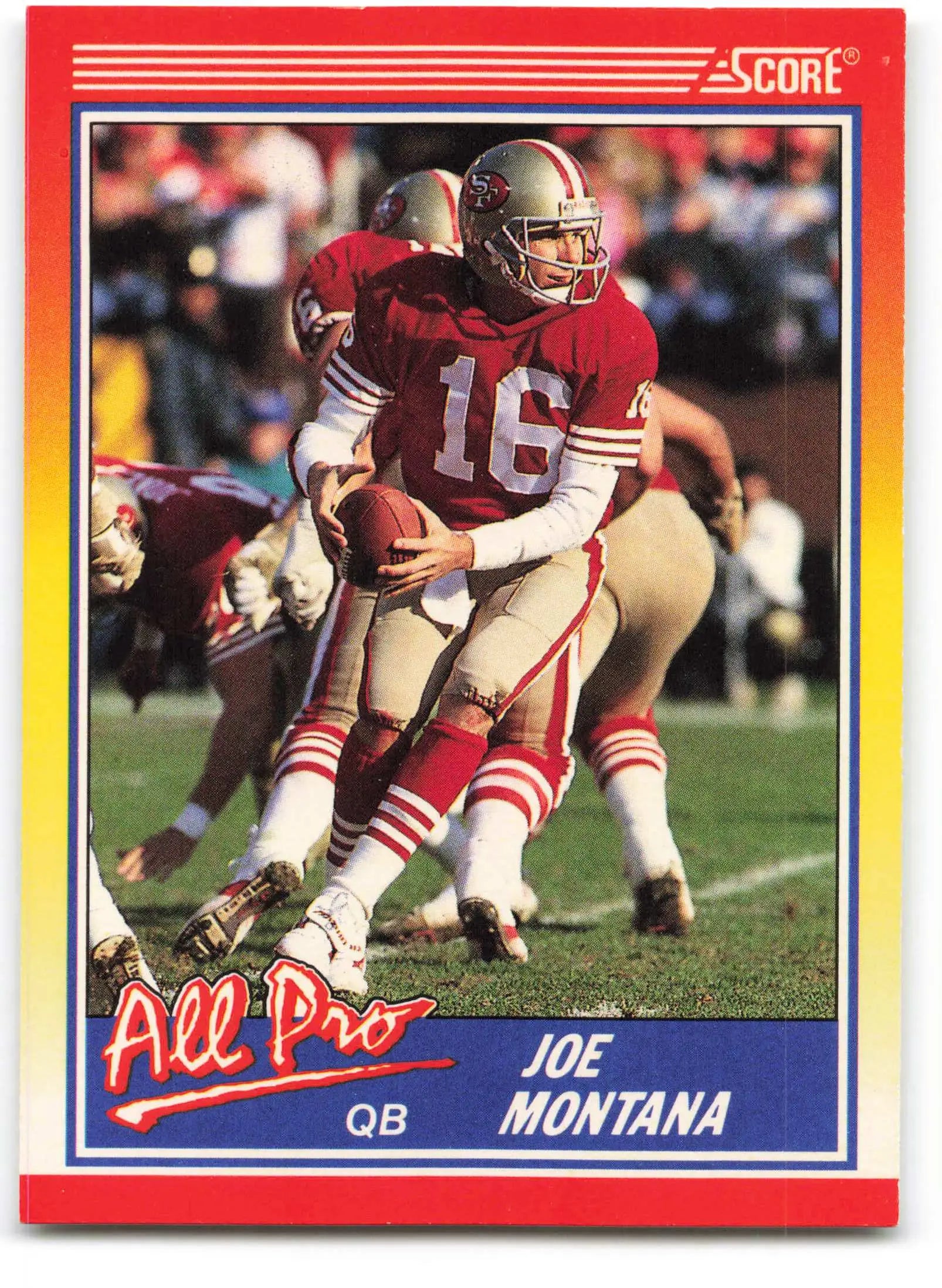 1990 Score #582 Joe Montana NM-MT San Francisco 49ers Football Card - Football Card Single