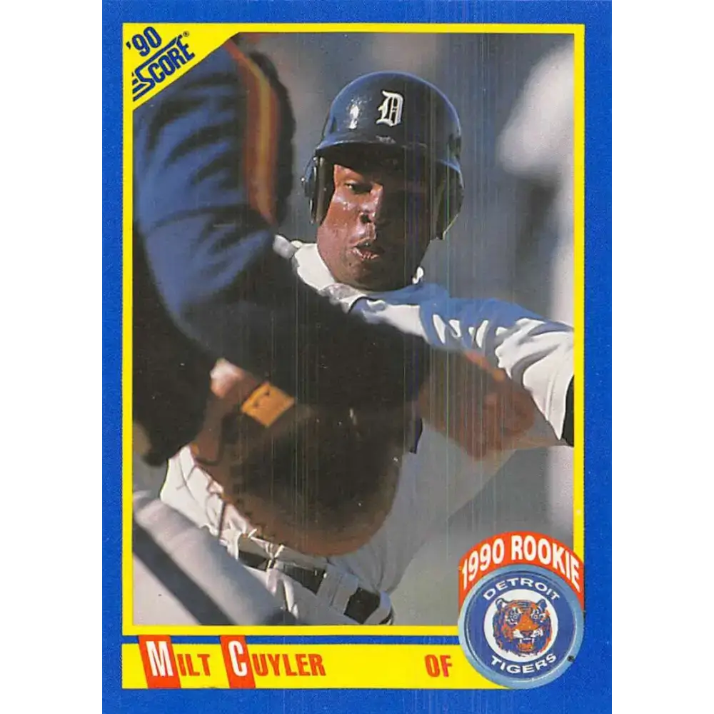 1990 Score #583b Milt Cuyler COR NM-MT RC Rookie Detroit Tigers Baseball Card - Baseball Card Single