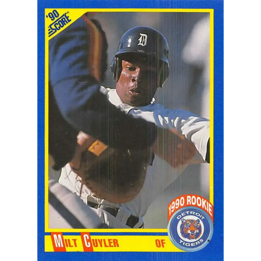 1990 Score #583b Milt Cuyler COR NM-MT RC Rookie Detroit Tigers Baseball Card - Baseball Card Single