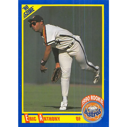 1990 Score #584 Eric Anthony NM-MT RC Rookie Houston Astros Baseball Card - Baseball Card Single