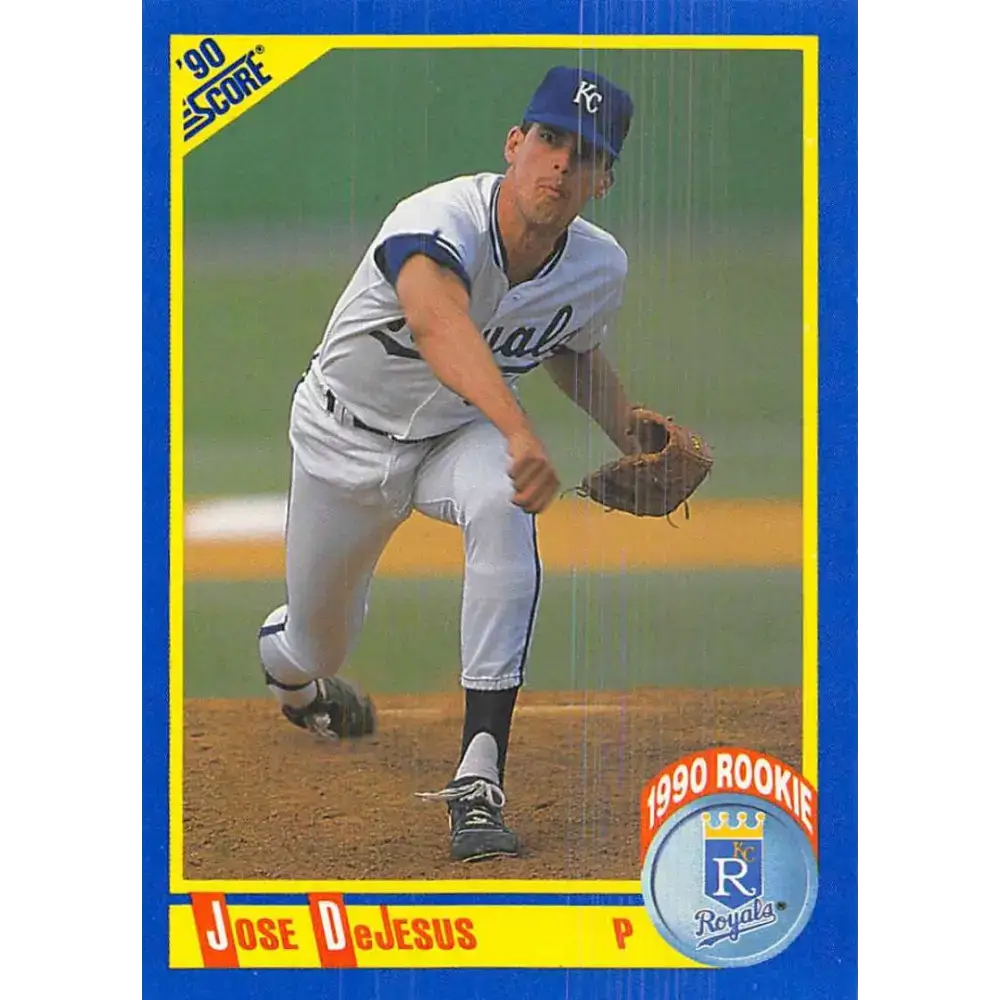 1990 Score #587 Jose DeJesus NM-MT Kansas City Royals Baseball Card - Baseball Card Single