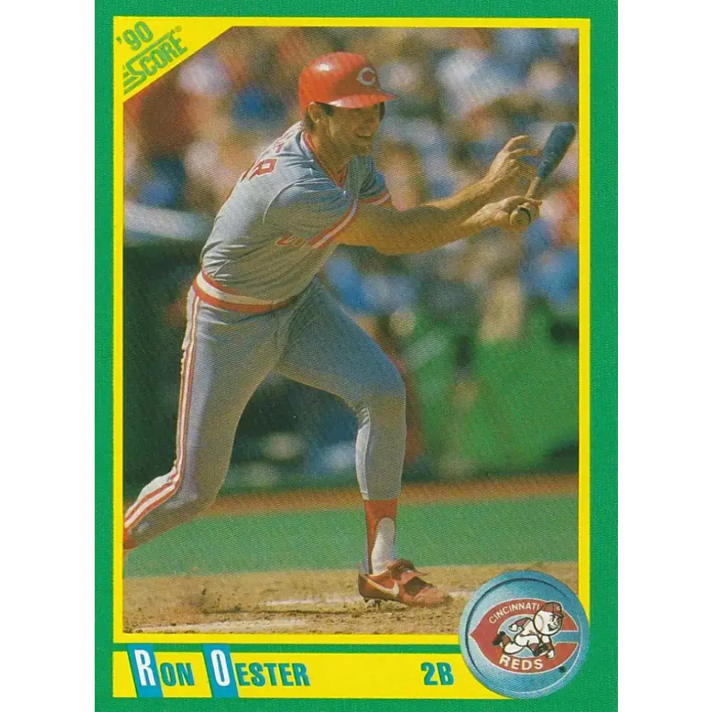 1990 Score #59 Ron Oester NM-MT Cincinnati Reds Baseball Card - Baseball Card Single