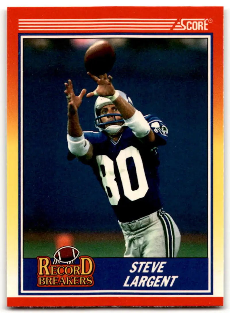 1990 Score #592 Steve Largent NM-MT Seattle Seahawks Football Card - Football Card Single
