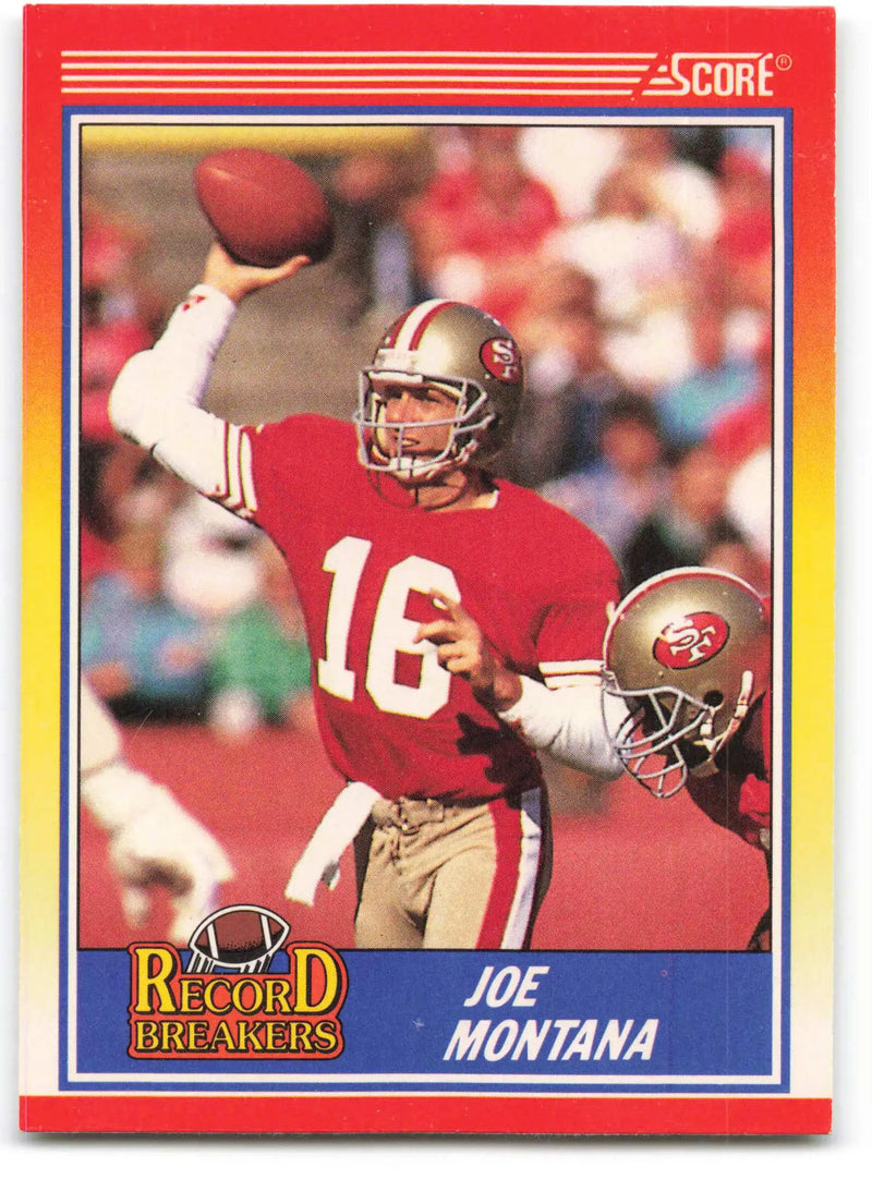 1990 Score #594 Joe Montana NM-MT San Francisco 49ers Football Card - Football Card Single