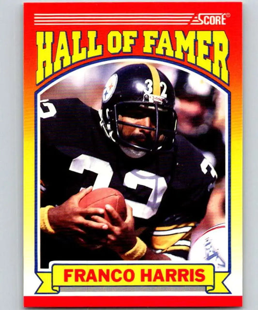 1990 Score #595 Franco Harris NM-MT Pittsburgh Steelers Football Card - Football Card Single