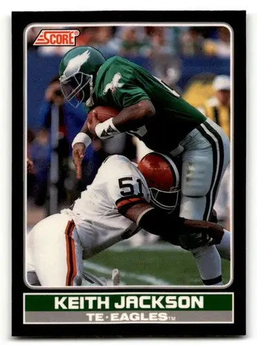 Football trading card featuring Keith Jackson of the Philadelphia Eagles NM-MT