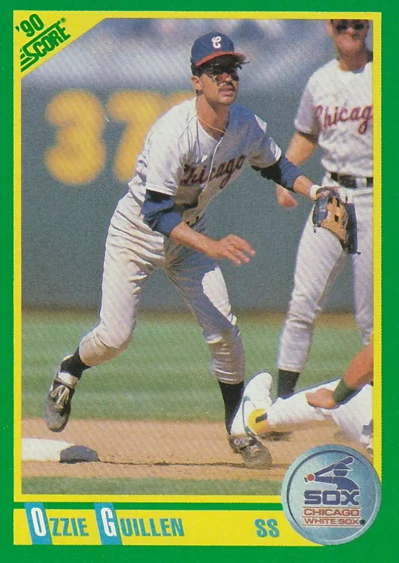 1990 Score #6 Ozzie Guillen EX Excellent Chicago White Sox Baseball Card