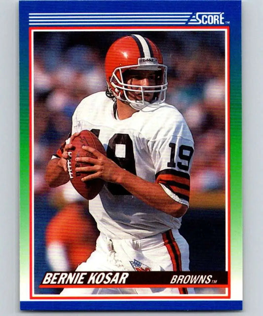 1990 Score #60 Bernie Kosar NM-MT Cleveland Browns Football Card