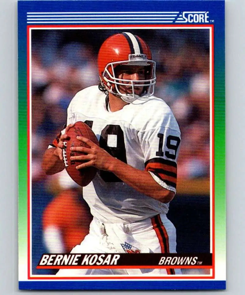 1990 Score #60 Bernie Kosar NM-MT Cleveland Browns Football Card - Football Card Single