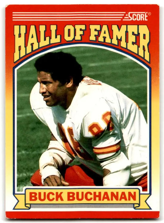 1990 Score #600 Buck Buchanan NM-MT Kansas City Chiefs Football Card