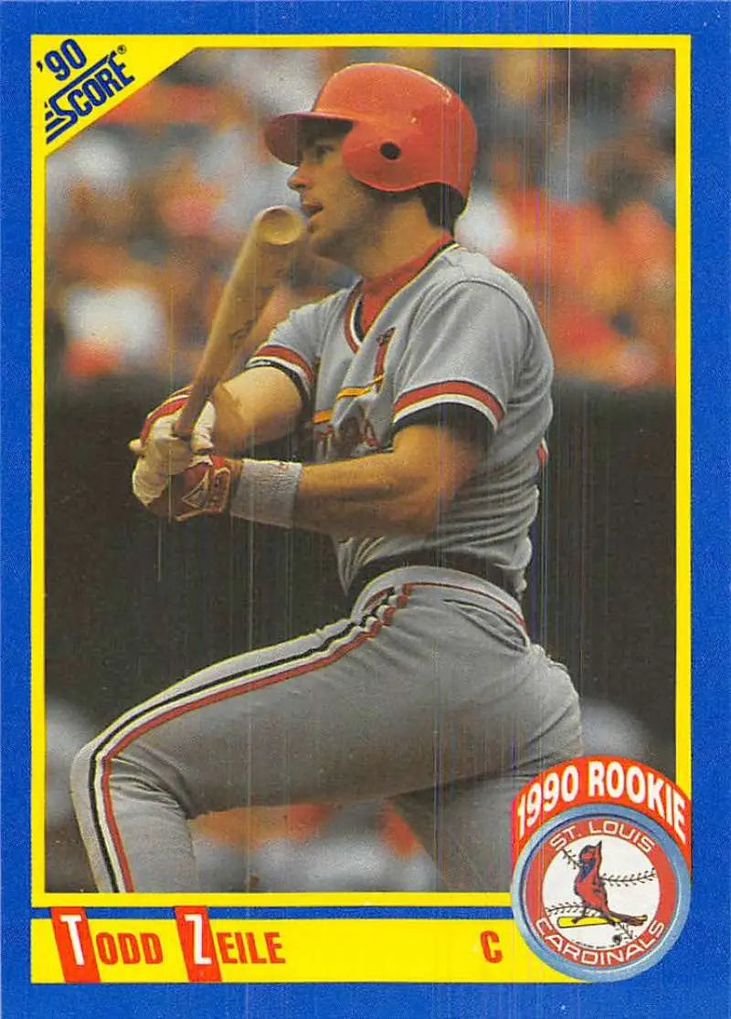 1990 Score #600 Todd Zeile EX Excellent St. Louis Cardinals Baseball Card - Baseball Card Single
