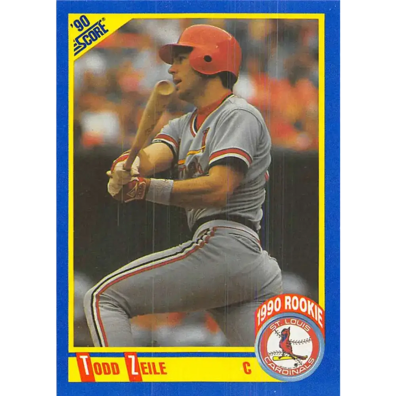 1990 Score #600 Todd Zeile NM-MT St. Louis Cardinals Baseball Card - Baseball Card Single