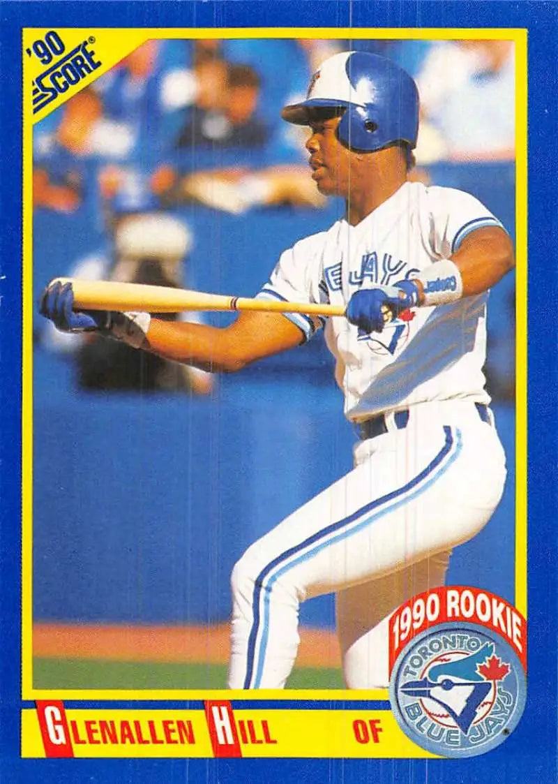 1990 Score #601 Glenallen Hill EX Excellent Toronto Blue Jays Baseball Card - Baseball Card Single