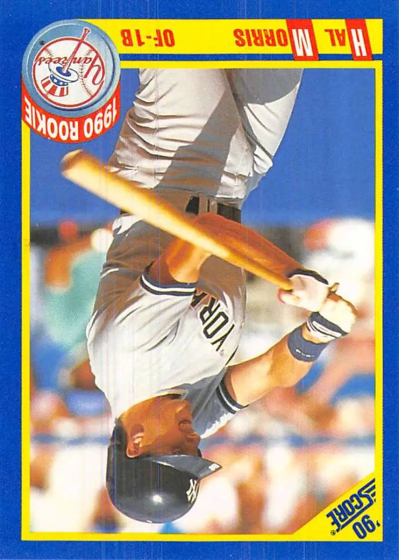 1990 Score #602 Hal Morris EX Excellent New York Yankees Baseball Card - Baseball Card Single