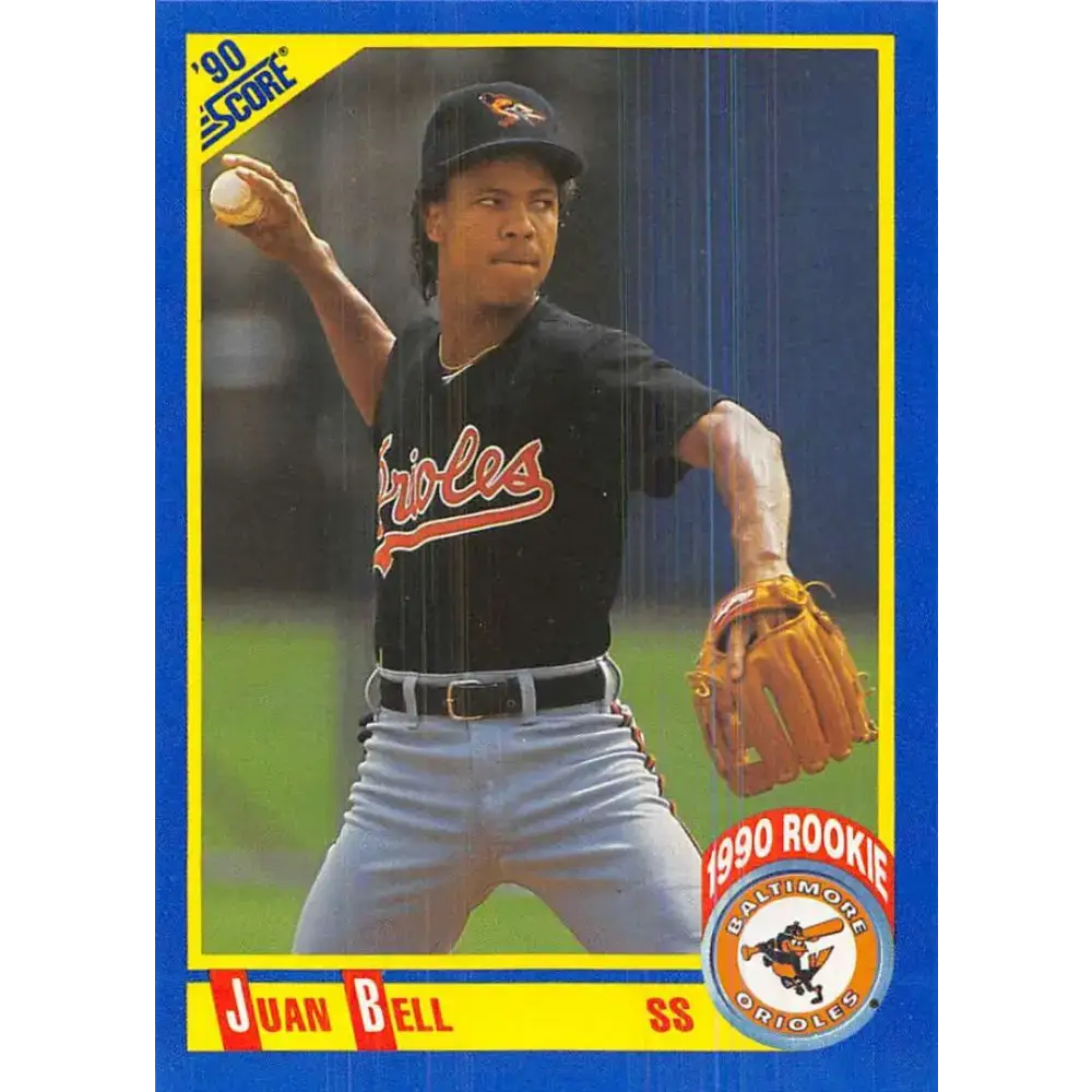 1990 Score #603 Juan Bell NM-MT Baltimore Orioles Baseball Card - Baseball Card Single