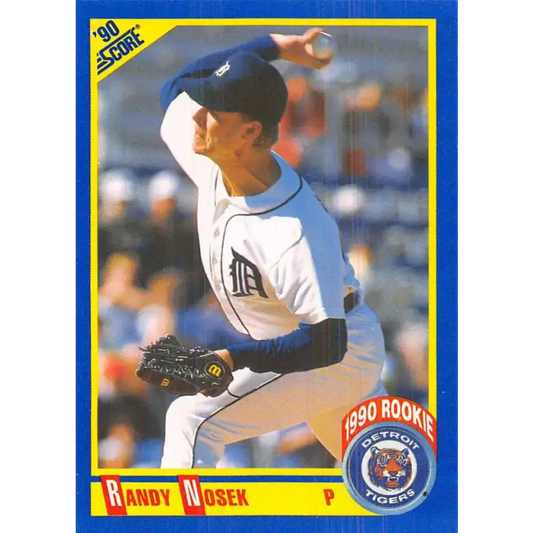 1990 Score #607 Randy Nosek NM-MT RC Rookie Detroit Tigers Baseball Card - Baseball Card Single