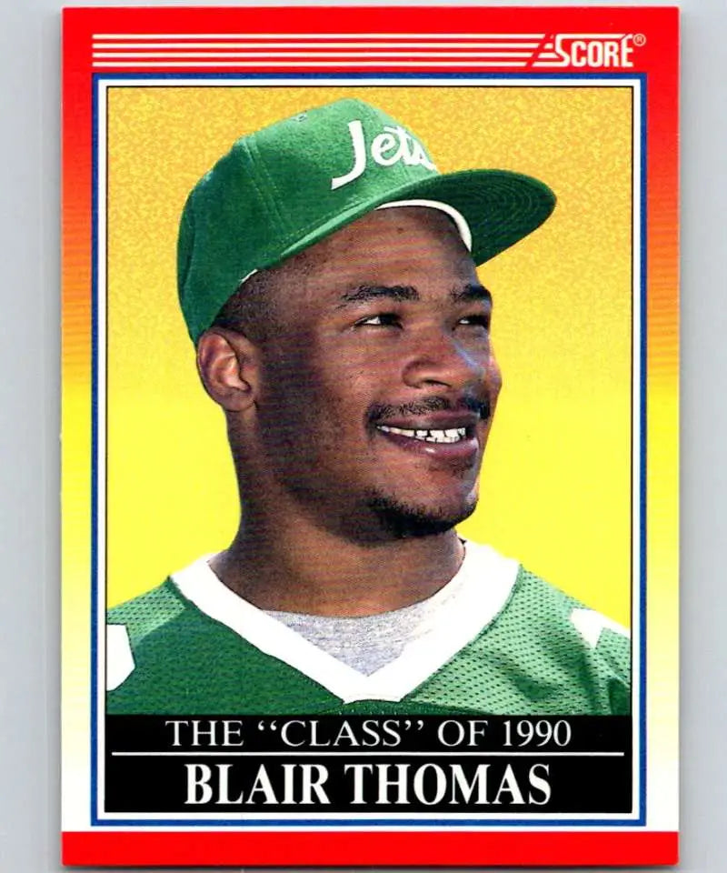1990 Score #608 Blair Thomas NM-MT New York Jets Football Card - Football Card Single