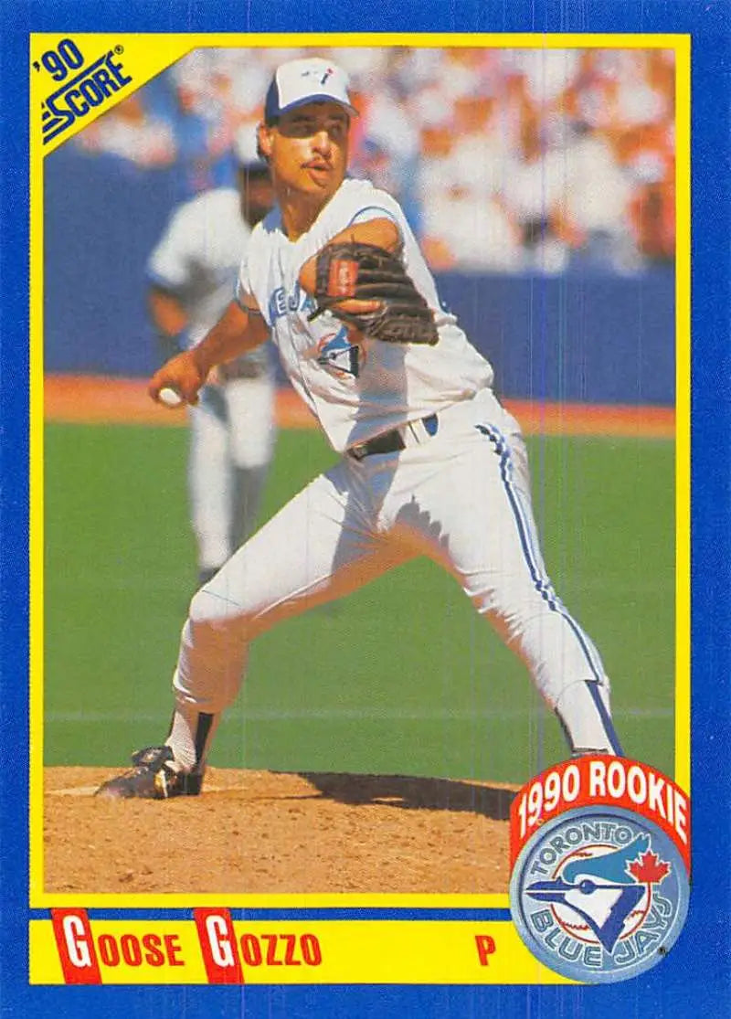 1990 Score #610 Mauro Gozzo EX Excellent RC Rookie Toronto Blue Jays Baseball Card - Baseball Card Single