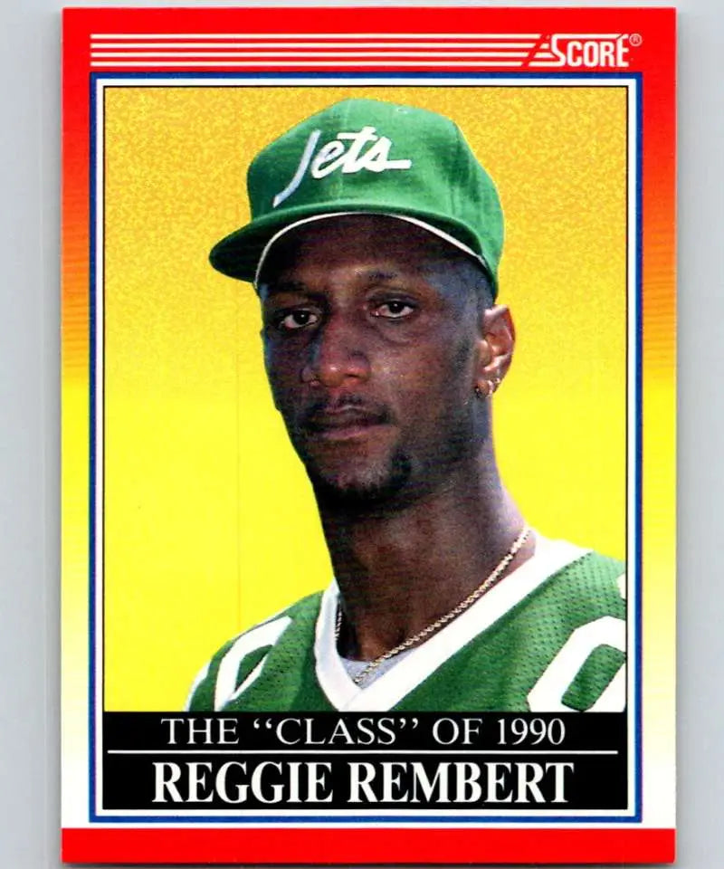 1990 Score #610 Reggie Rembert NM-MT New York Jets Football Card - Football Card Single