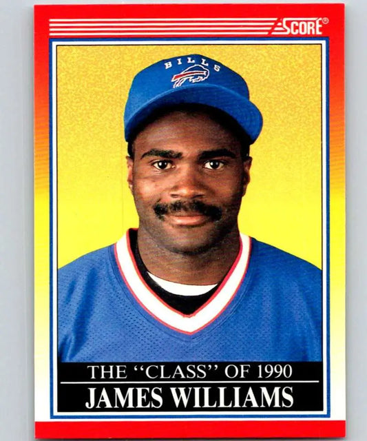 1990 Score #613 James Williams NM-MT Buffalo Bills Football Card - Football Card Single