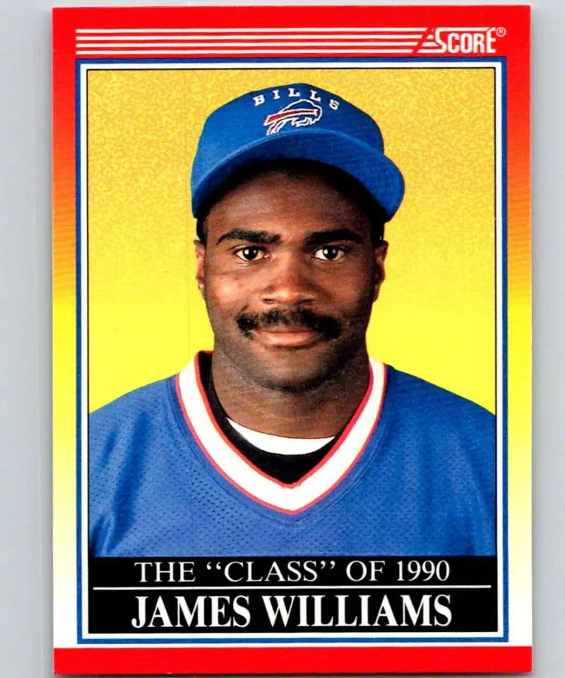 1990 Score #613 James Williams NM-MT Buffalo Bills Football Card - Football Card Single