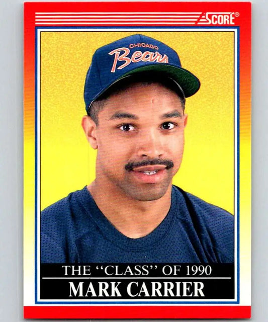 1990 Score #614 Mark Carrier NM-MT Chicago Bears Football Card