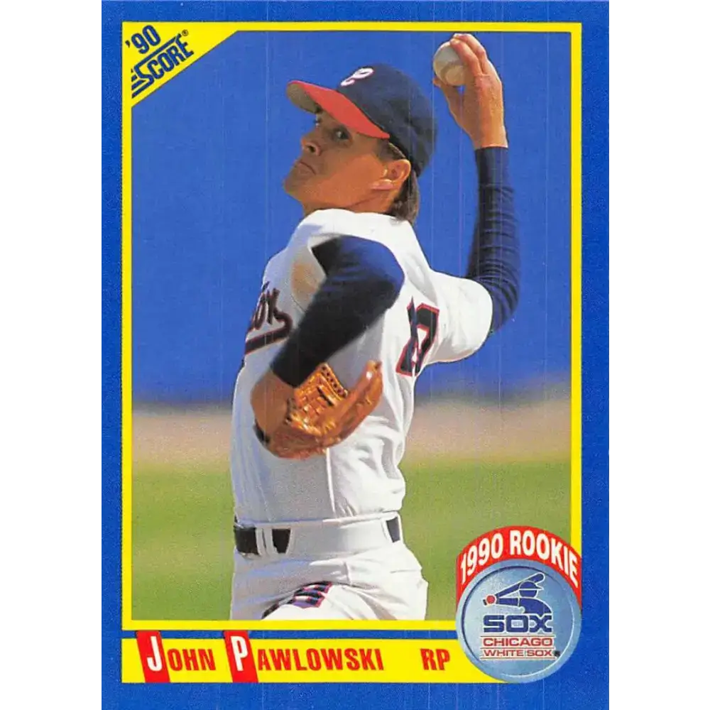 1990 Score #617 John Pawlowski NM-MT Chicago White Sox Baseball Card - Baseball Card Single