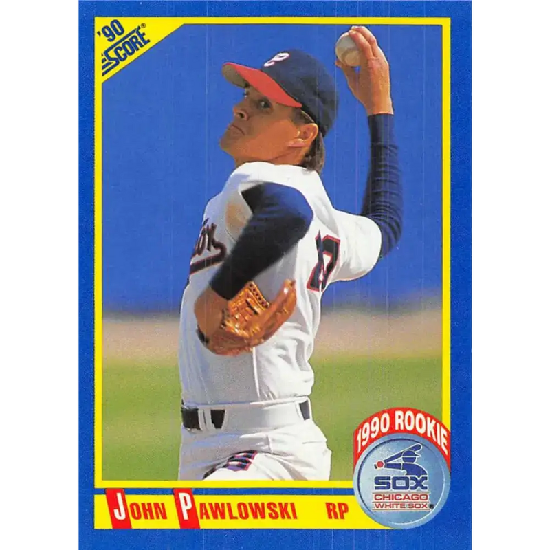 1990 Score #617 John Pawlowski NM-MT Chicago White Sox Baseball Card - Baseball Card Single