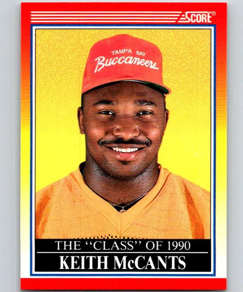 1990 Score #617 Keith McCants NM-MT Tampa Bay Buccaneers Football Card - Football Card Single