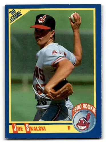 1990 Score #618a Joe Skalski Cleveland Indians Baseball Cards EX/NM ID:58536 - Baseball Card Single