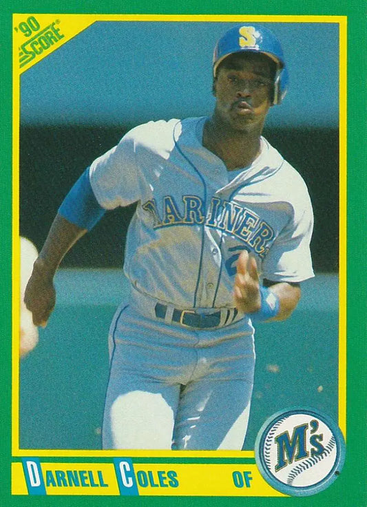1990 Score #62 Darnell Coles EX Excellent Seattle Mariners Baseball Card