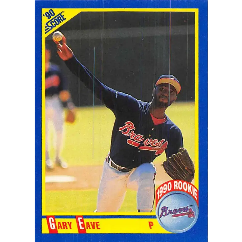 1990 Score #621 Gary Eave NM-MT RC Rookie Atlanta Braves Baseball Card - Baseball Card Single