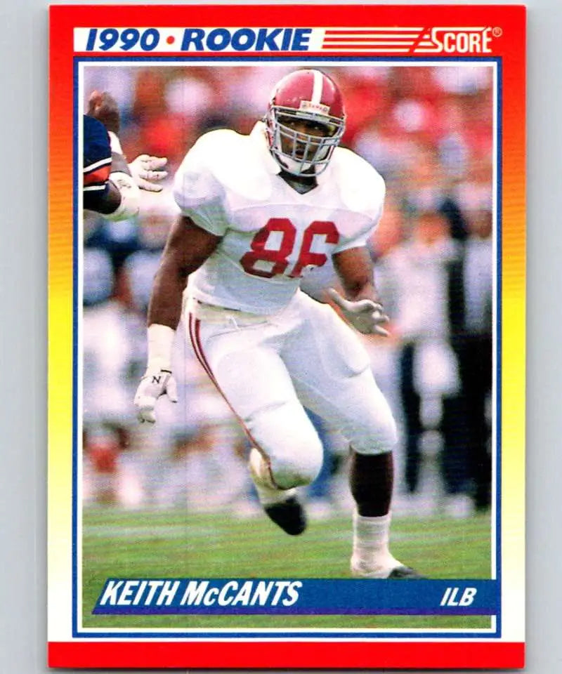 1990 Score #622 Keith McCants NM-MT RC Rookie Tampa Bay Buccaneers Football Card - Football Card Single