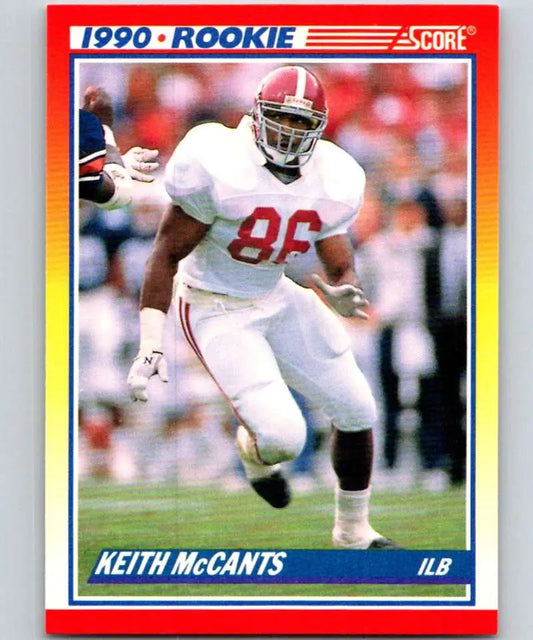1990 Score #622 Keith McCants NM-MT RC Rookie Tampa Bay Buccaneers Football Card